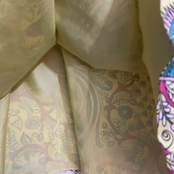 Anthropologie Tabitha size 4. Bird of Paradise silk dress - Picture 8 of 15